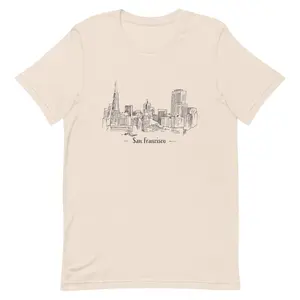 Hand Drawn San Francisco - Women's T-Shirt