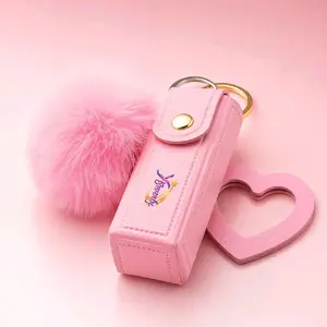 Lipgloss Holder Keychain and Heart Charm for Stylish Accessory