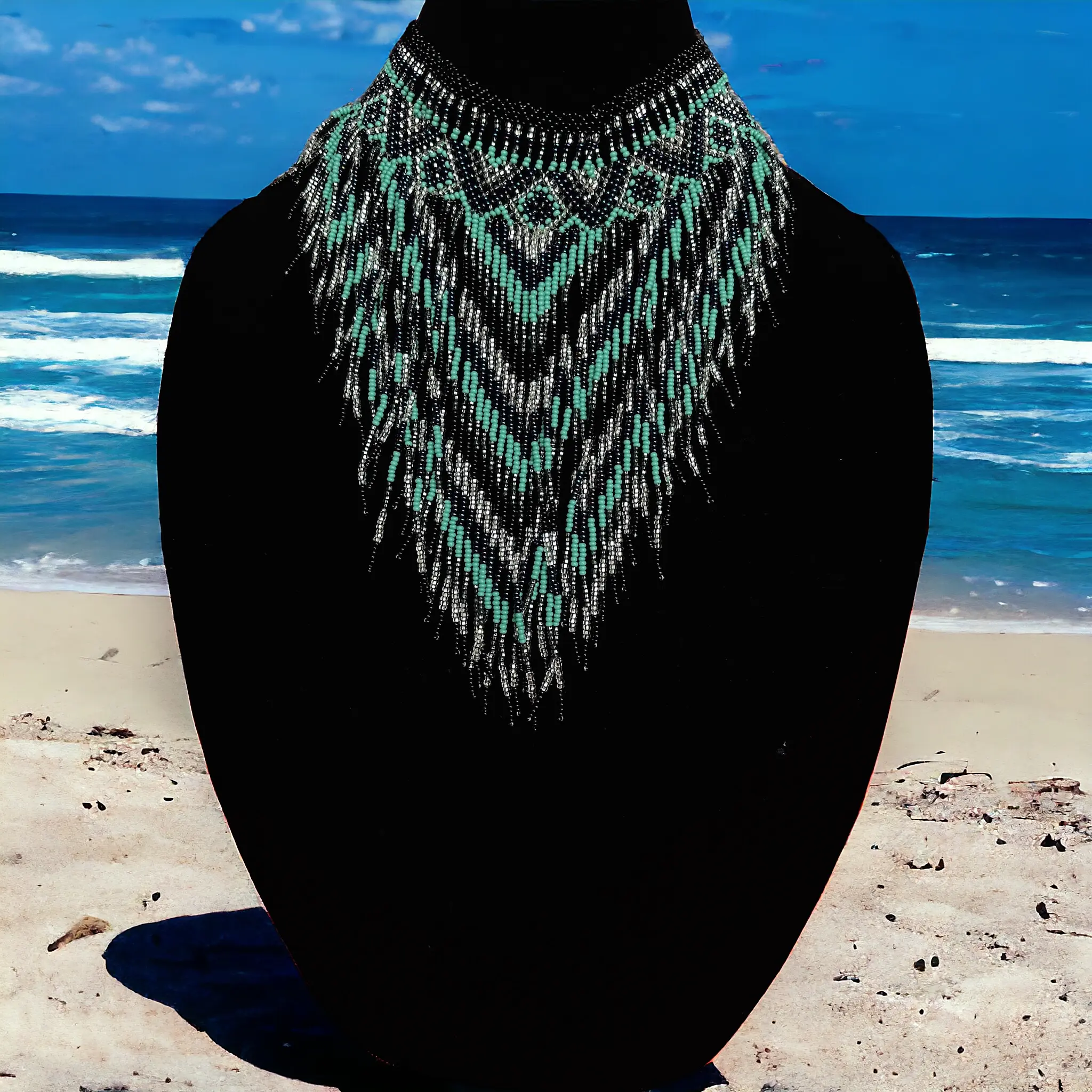 Handmade Mayan Jewelry Mayan Enigma Ensemble Necklace
