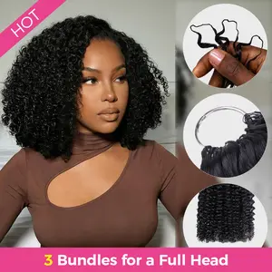 【Hot】LASHEY Crochet Hair Human Hair Extensions Miracle Knots Pre-Separated 70g/Pack– Knotless Boho Braids, 3 Packs for Full Head, Multiple Curly & Wave TexturesVacation Hair #Summervibes
