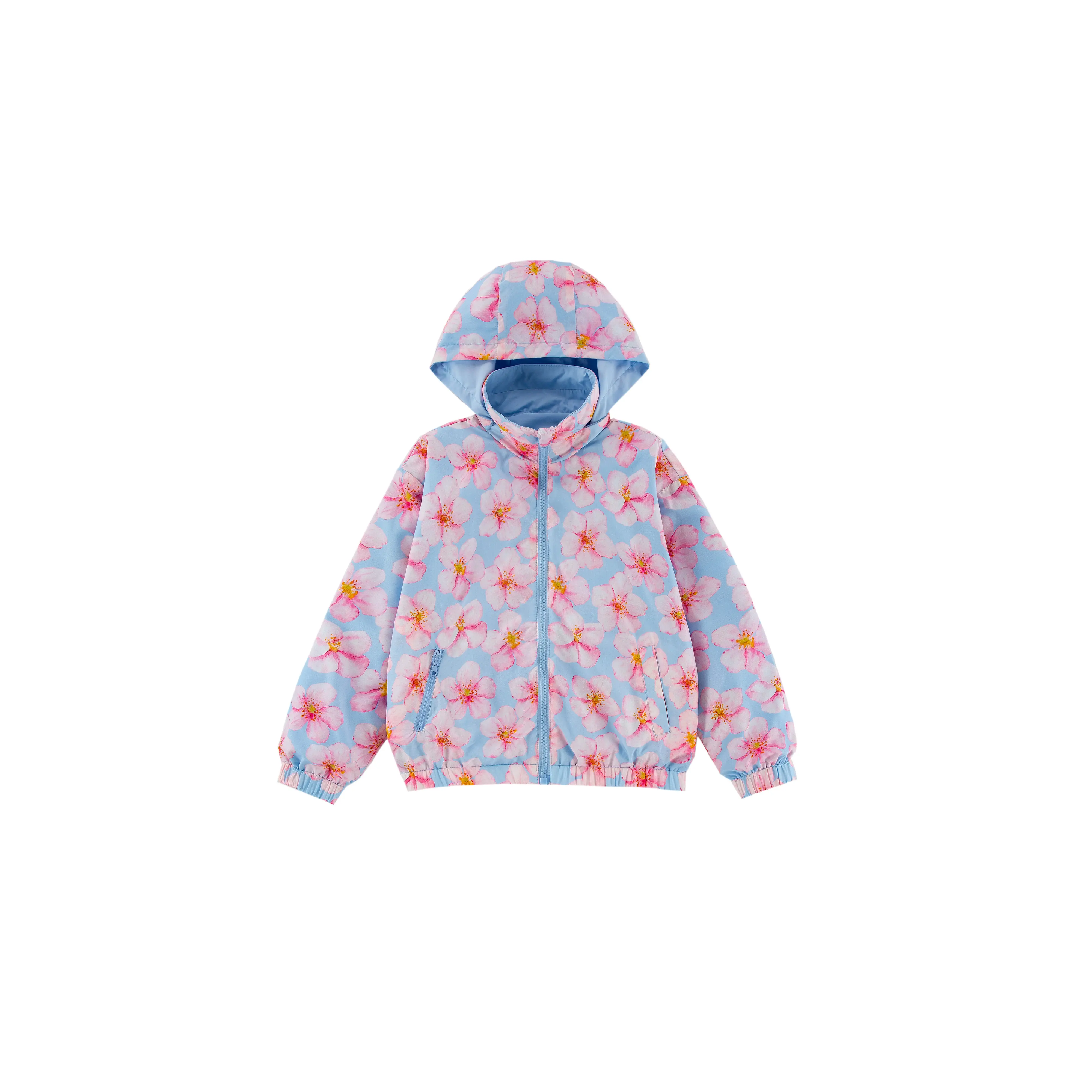 Max Reversible Rain Jacket Windbreaker, Hibiscus