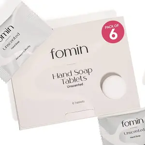 Foaming Hand Soap Tablet Refills - Unscented - Eco Friendly Hand Soap Tablets, Sustainable Soap Tablets for Hand Wash