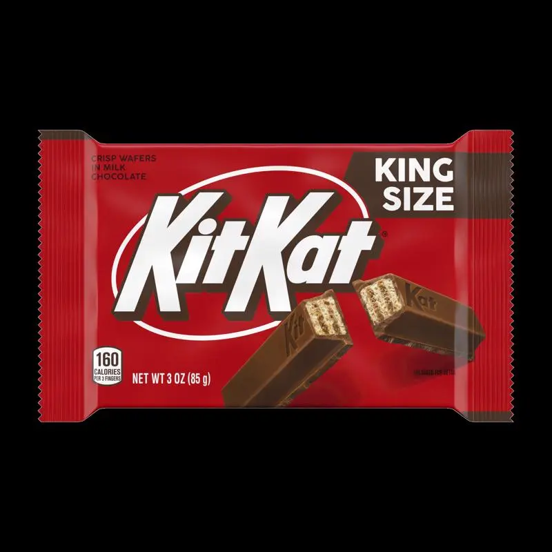 Kit Kat King Size Crisp Wafers in Milk Chocolate Candy Bars, 3 oz Individually Wrapped (Pack of 24)