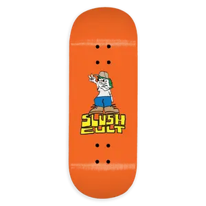 Slushcult "Deuces" Shop Fingerboard Deck (Orange)
