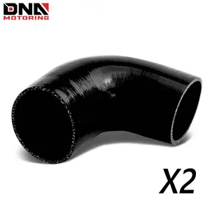 2PC 1.75" To 2" Turbo/Intercooler/Intake Piping Coupler Reducer Silicone Hose