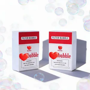 Bubble Fidget Stress Relief Toy in Cigarette Box Style Reusable Pop Toy for Kids and Adults Funng Novelty Gift for Christmas and New Year Squishy Maker