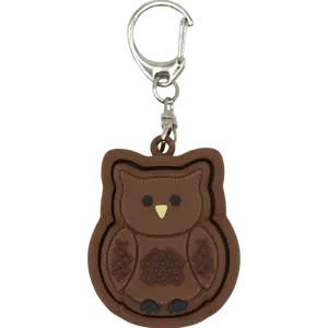Barn Owl Fidget Clicker: keychain accessory, stress relief, cute must have