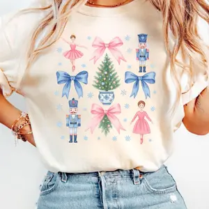 Nutcracker Christmas Shirt, Womens Xmas Shirt, Holiday Party Gift, Xmas Shirt Gift, Festive Nutcracker Christmas Shirt