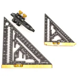 7.5" Pro Square + 4.5" Mini Square w/Level + 1.5" Jigs + Holder - Latino Builders Show Edición Elite Set