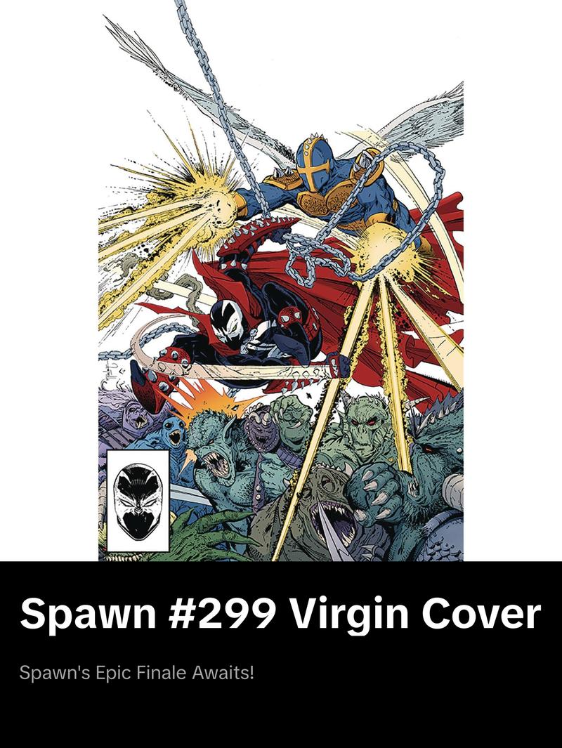 SPAWN #299 B Todd MCFARLANE VIRGIN Variant Amazing Spider-Man 299 Homage (07/31/2019) IMAGE