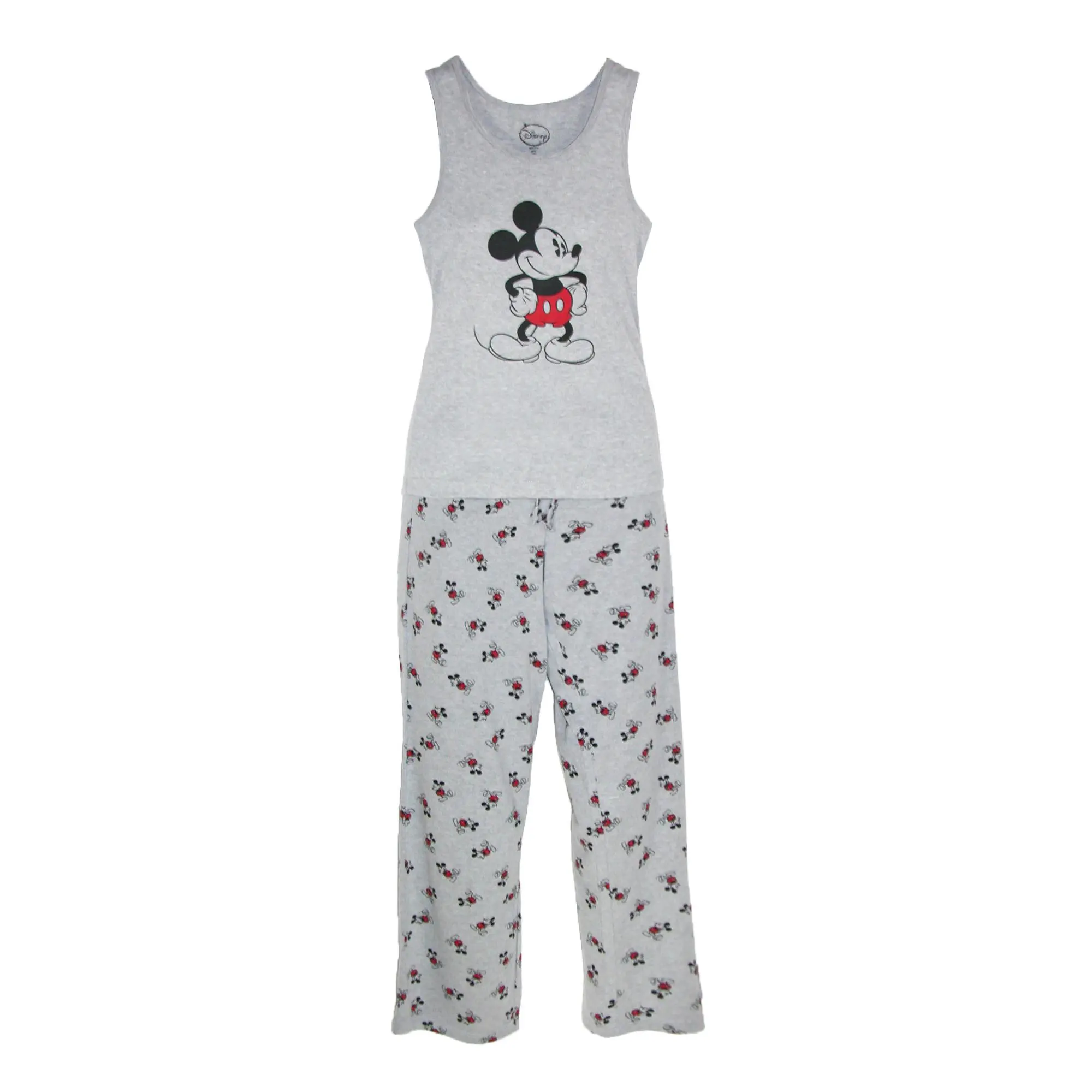 Disney Mickey Mouse Women's Tank and Pant Pajama Set, Long Leg Pajama Sets