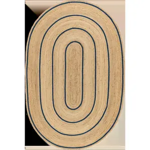Ripplewood Oval Jute Area Rug