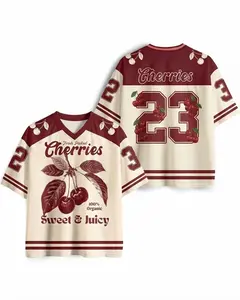 Vintage Cherry 1950s Mesh Jersey