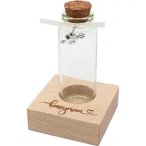 Personalized Honeymoon Sand Jar,Custom Anniversary Photo presents, Vacation Keepsake Jar,Wedding Presents,Honeymoon Present, Bride to be ,Valentine's Day Gifts for Boyfriend Girlfriend (style 3)