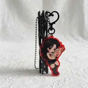 Obsession Nikki One Wish Willow Prop Replica Inspired Keychain Charm, Horror Film Fan-Made Collection