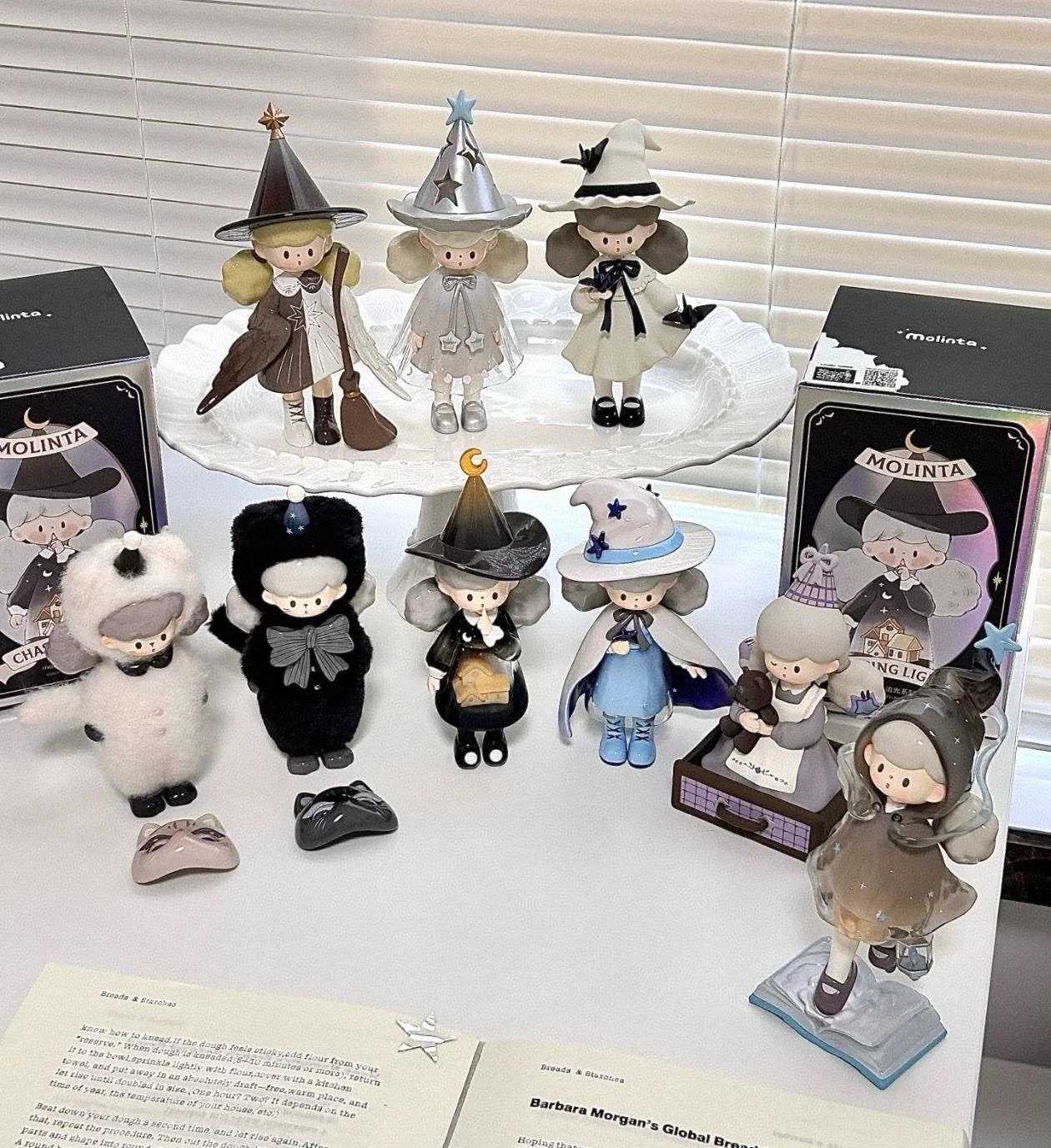 Molinta-Chasing Light Series-Figure dreamy light-chasing fairies! Each one is chasing the glow with stunning details, and the hidden style is super rare～ Unboxing instantly brings full healing vibes