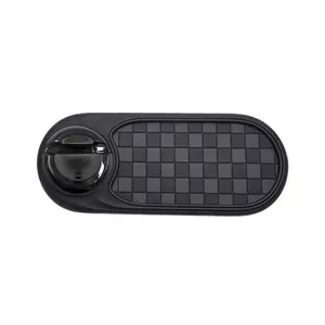 Multifunctional Car Anti-Slip Dashboard Mat with 360° Phone Holder, Navigation Mount & Storage Organizer for Keys, Sunglasses and Essentials