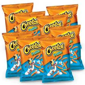 CHEETOS Puffs Cheese Flavored Snacks, 1.375 oz | 8 Ct CHEETOS Puffs Cheese Flavored Snacks, 1.375 oz | 8 Ct