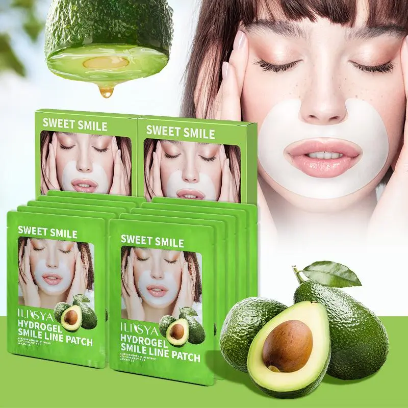 Gel Smile Line Patches 2 Boxes, Reduce Corner Wrinkles, Hydrating Moisturizing, Daily Care Beauty Products, Christmas Gift, Hydrogel Face Masks