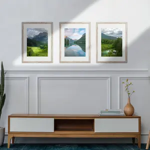 Photo Frame, Modern Simple Wall Hanging Photo Frame, Wall Decor for Home Living Room Bedroom Office, Home Decor