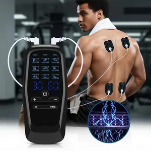 Dual-channel Device 9 Modes 30 Levels Upgraded Large LCD Screen Muscle Relaxer for Back Neck Shoulder Pain Relief Rechargeable Massager Adjustable Portable TikTokShopBlackFriday