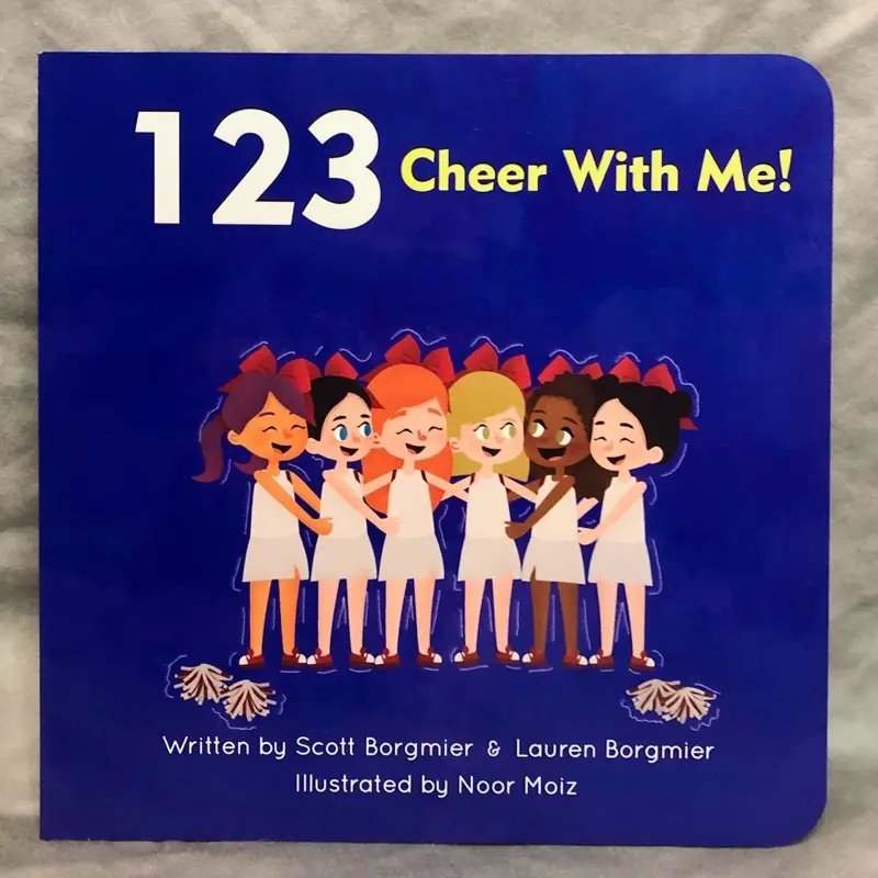 123 Cheer With Me! — Intro to Cheerleading Kids Book About Counting