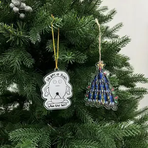 I Think You Should Leave Ornaments, Egg Game Funny Quote Tim Robinson Ornament, Gift Idea Ornament