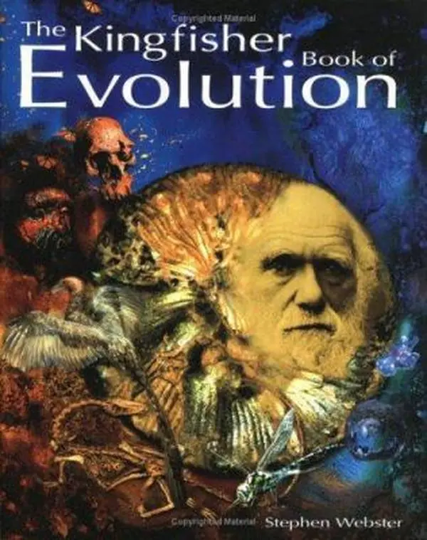 Used Hardcover Literature Book - The Kingfisher Book of Evolution by Popular Science Writer Stephen Webster, English Educational Reading Material with 200+ Full-Color Photos for Students (School & Office Supplies Category), Very Good
