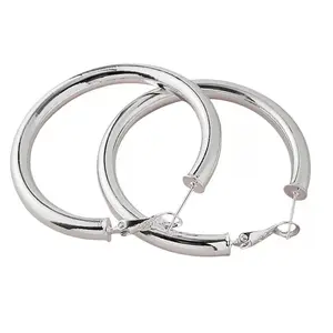 S925 Eearrings Hoop  M Size For Her No Tarnish