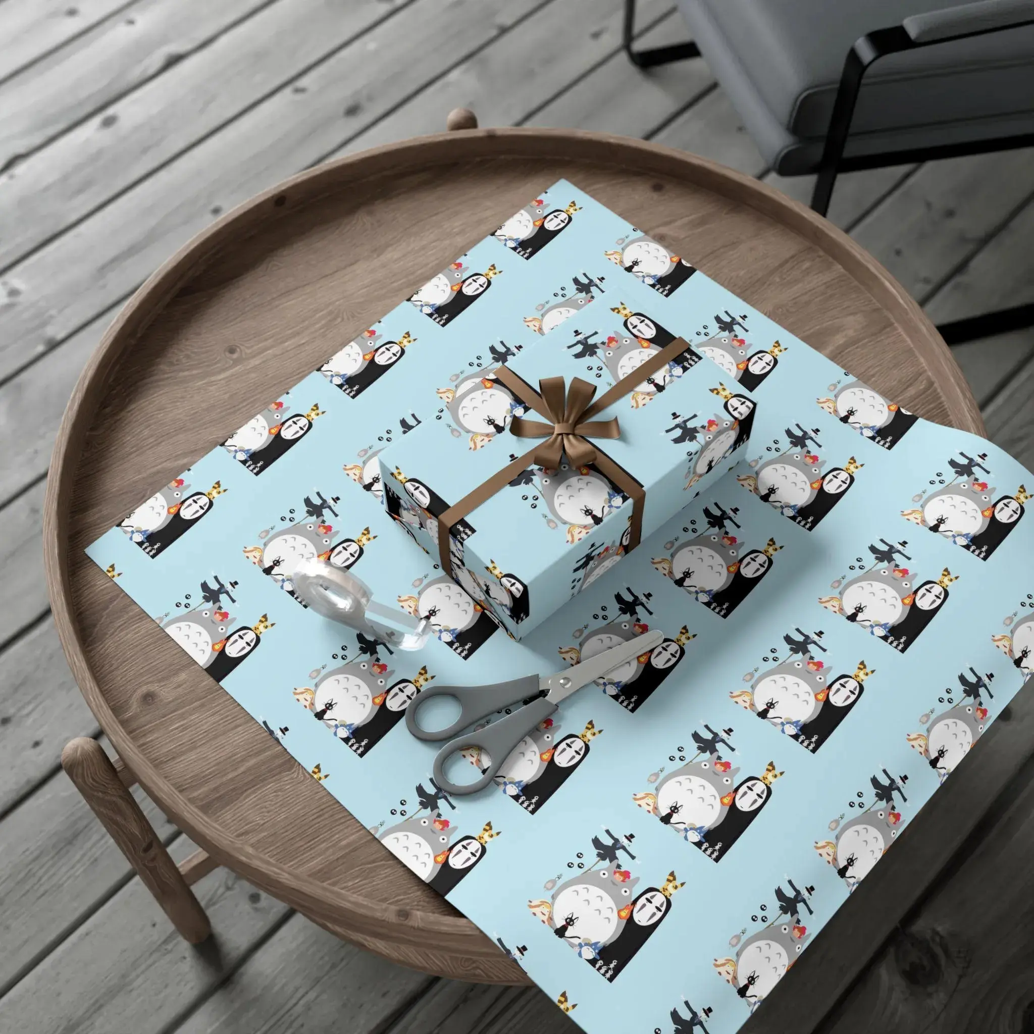Anime Wrapping Paper, My Neighbor Totoro Gift Wrap, Gift for Fans