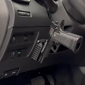 Magnetic Gun Holder for Car, Quick Draw Magnetic Pistol Holster, Hidden Design Adjustable Magnetic Gun Mount for Multiple Scenarios
