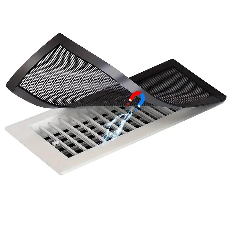 Magnetic Vent Cover, Mesh Grille, Easy Installation Dust & Debris Prevention, Pest Control, Ideal for Ceiling & Floor Vents, Modern, for Ventilation S