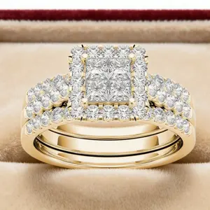 Sophisticated Zircon-Encrusted Ring | Elevate Your Formal Look with Timeless Style