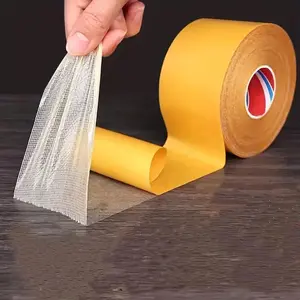 High Adhesive Strength Mesh Double Sided Tape, For Strong Mounting And Carpet Edge Banding
