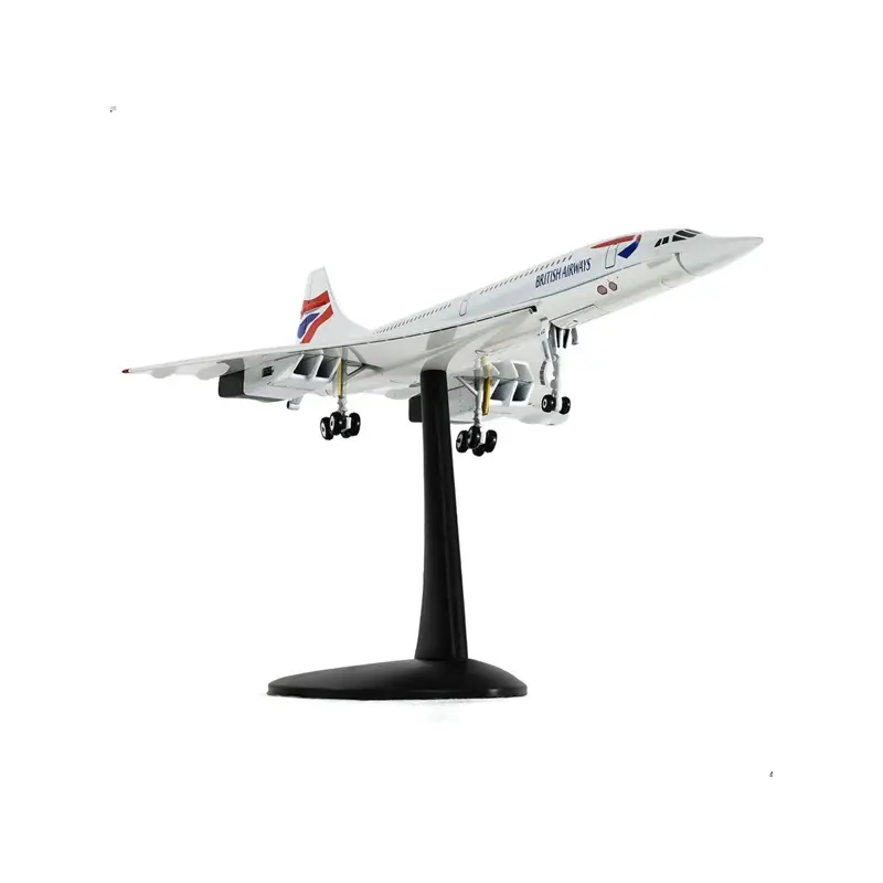 1/200 Concorde airplane model, metal, for collection 1/200 Concorde airplane model, metal, for collection