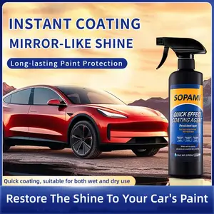 SOPAMI Advanced Automobile Quick-acting Coating Agent With Dust -Car Coating Spray--Proof and Glazing Effects -Long Lasting Car Paint Waxing Solution For a Showroom Shine