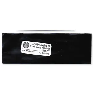 FI281-12L: Needle John James Bead/loom #12 L4321-12L 10PC