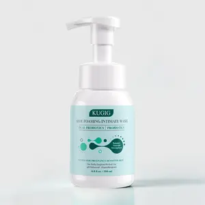 KUGIG Wash Intimate Cleanser for Women & Men, pH-Balanced with Aloe Vera & Prebiotic Complex, Gentle Daily Care for Sensitive Skin, Fresh & Comfortable Feel