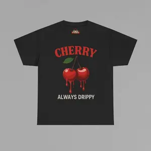 Always Drippy Cherry Graphic Tee | Aesthetic Streetwear