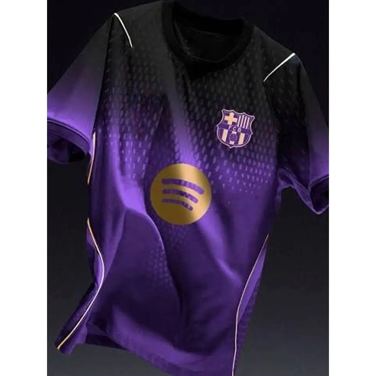 Unisex Purple Soccer Jersey Personalized Barcelona Away Stadium Shirt 2026-27 Away Shirt Football Shirt Breathable Fan Style