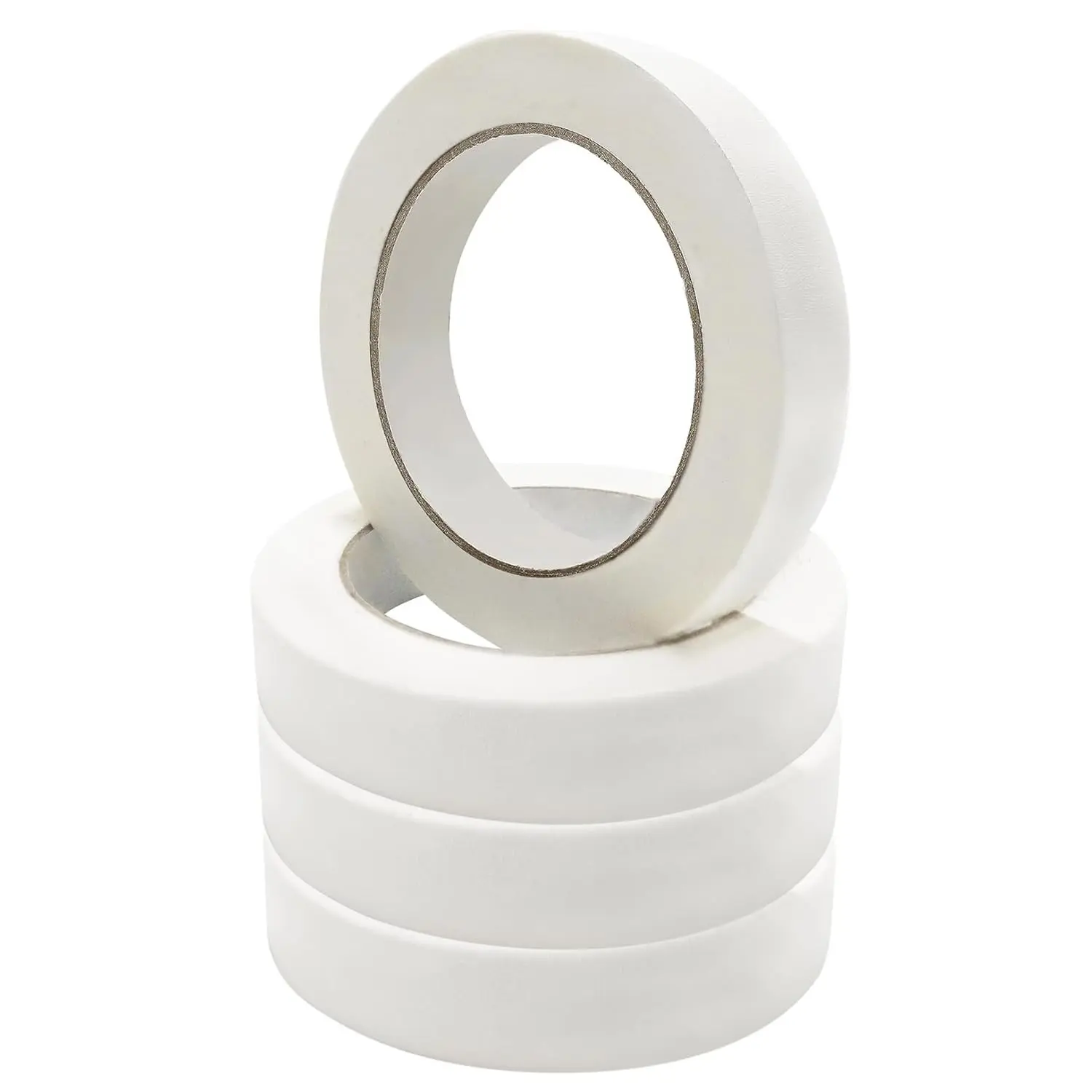 220 Yards Freezer Tape Freezer Paper, 4 Rolls, Each 0.79 Inch by 55 Yards | Writable Surface, Low Temperature Resistance, Easy Tear and Residue-Free Removal, Ideal for Food Containers and Refrigerators