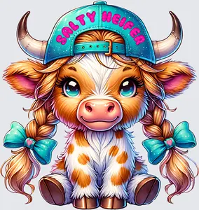 Salty Heifer Highland Cow
