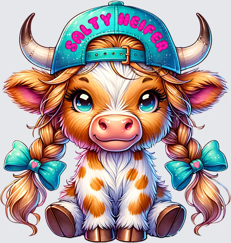 Salty Heifer Highland Cow