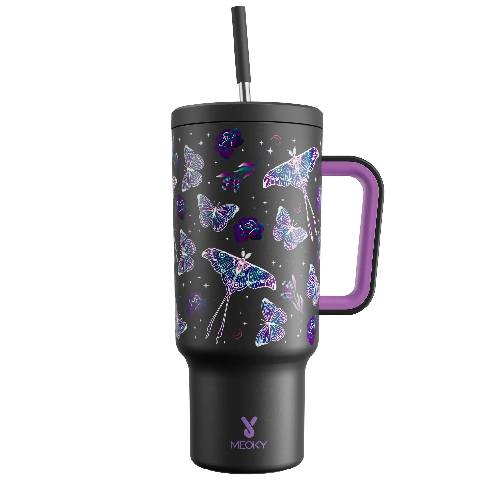 Black Luminous Butterfly