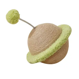 Cat Scratching Board Turntable Cat Scratch Ball Durable Claw Grinding Toy Interactive Plaything for Cats Enhances Claws Health