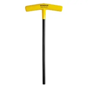 212 MAIN Bondhus BND13307 0.12 in. (1/8") T-Handle Hex Combination Wrench - Max Torque, ProGuard Finish, Rust Resistant for Cycling & Outdoor Recreation Equipment