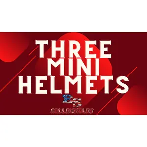 3 Factory Sealed Mini Helmet Break! - Pick Your Division