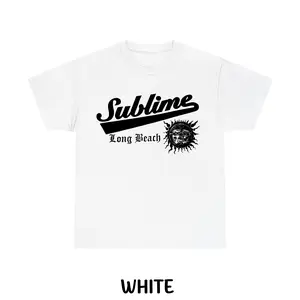 Sublime Long Beach Sun Logo T-Shirt – Vintage Ska Punk Band Graphic Tee, Retro 90s Music Fan Shirt, Classic California Reggae Rock Unisex Tee