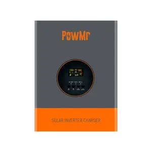 PowMr 10000W Hybrid Solar Inverter 48VDC to 110V/220VAC Split Phase Built-in 120A MPPT Charge Controller, Pure Sine Wave for 48V Lead-Acid and Lithium Battery, Peak Power:30000W