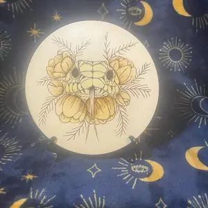 Garden snake Pyrography